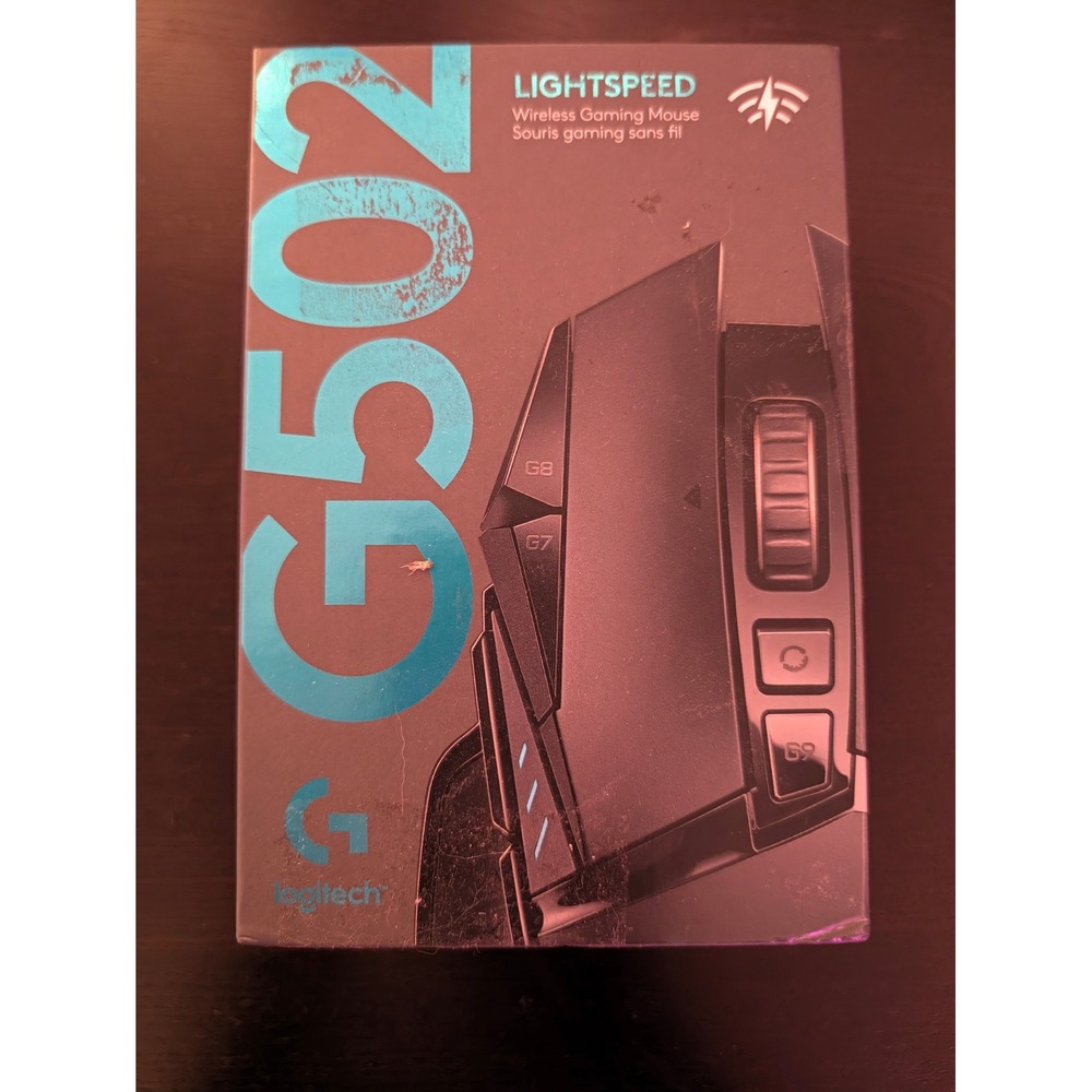 Logitech G502 Lightspeed Gaming Mouse Unisex OS Black Excellent RGB Rare Tech